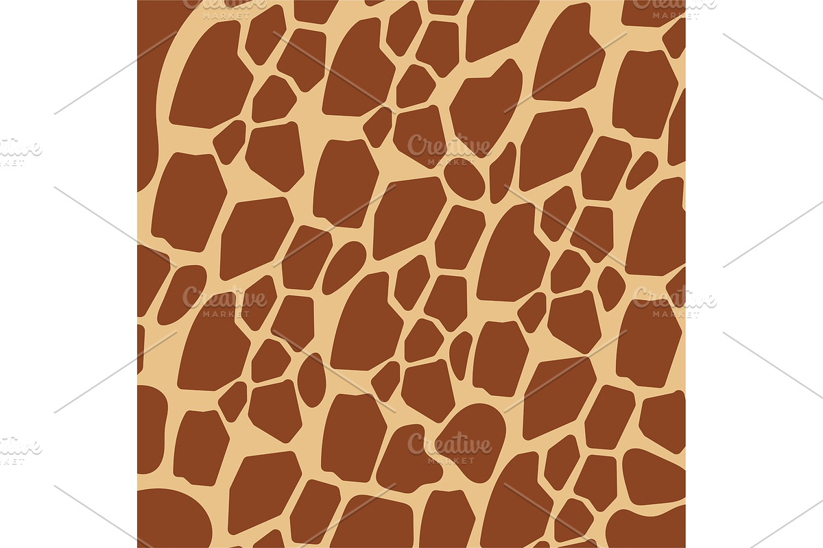 Animal pattern giraffe seamless in Illustrations - product preview 8
