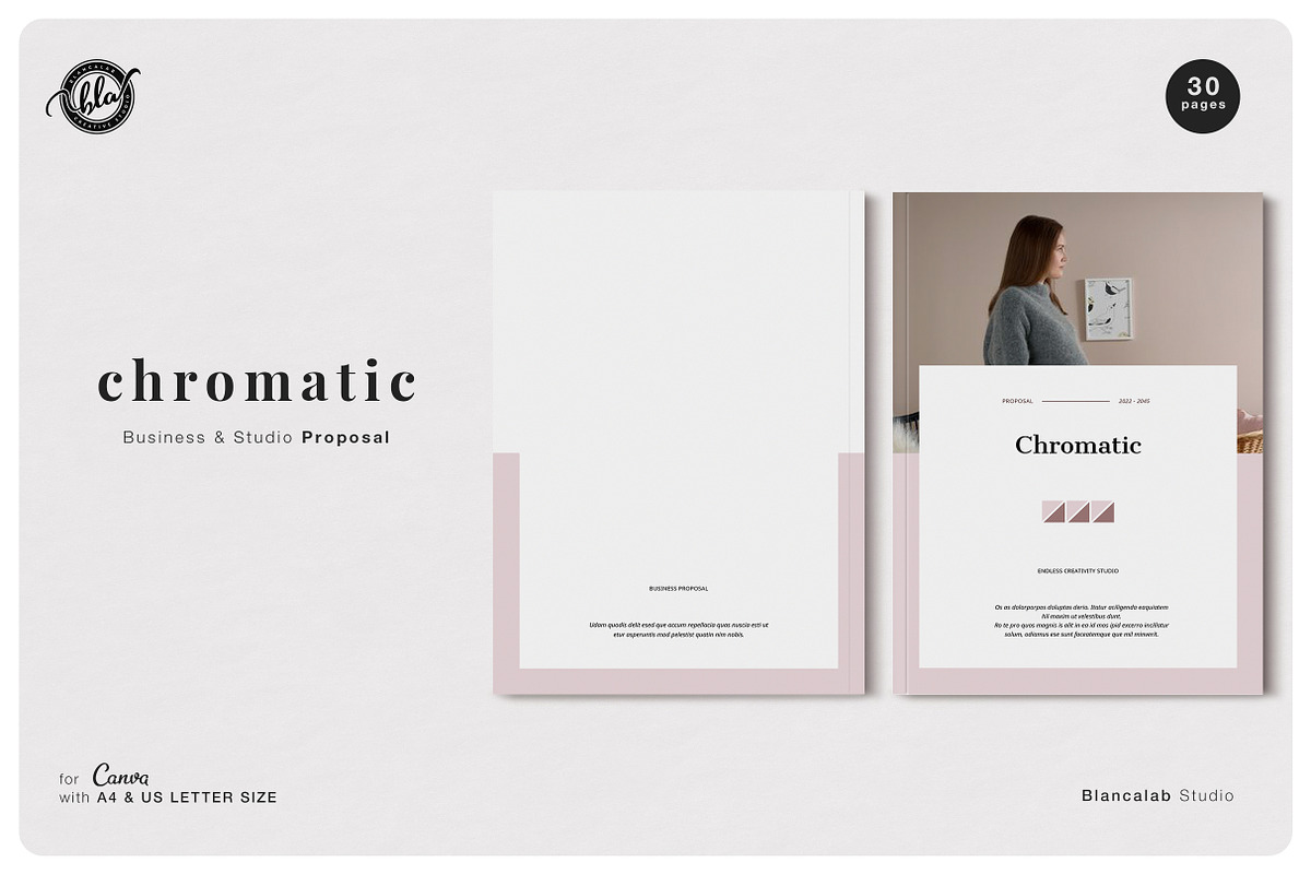 Canva Studio Proposal | Chromatic in Magazine Templates - product preview 8