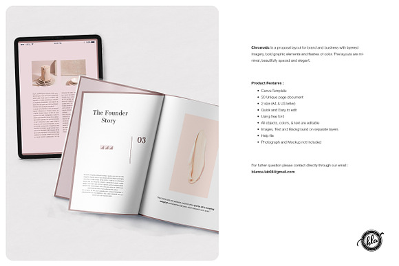 Canva Studio Proposal | Chromatic in Magazine Templates - product preview 1