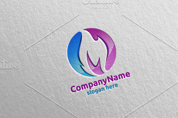 3D Fire Flame Element Logo Design 7 in Logo Templates - product preview 2