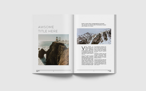 Simple & Clean Magazine VIII in Magazine Templates - product preview 2