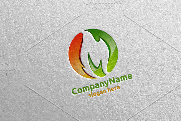 3D Fire Flame Element Logo Design 7 in Logo Templates - product preview 4