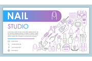 Nail studio web banner