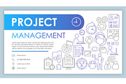 Project management web banner