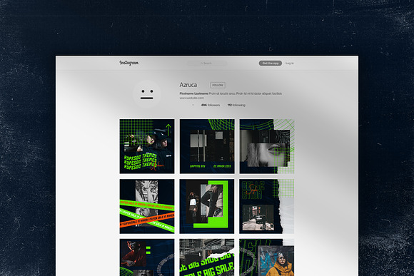 Greenmate Puzzle Instagram Feed in Instagram Templates - product preview 4