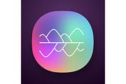 Music frequency level app icon