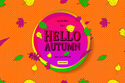 Autumn sale flyer templates