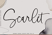 Scarlet// Modern Casual Font SALE