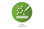 Tissue engineering green icon