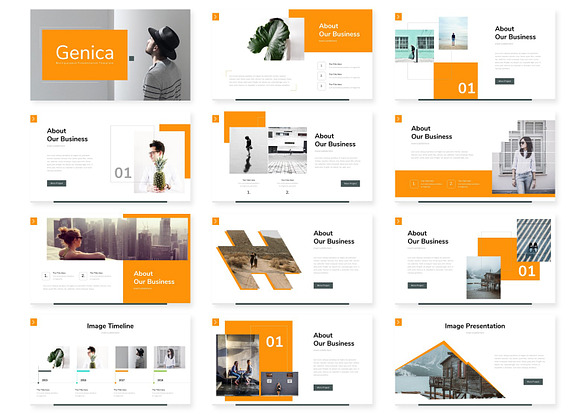 Genica - Powerpoint Template in PowerPoint Templates - product preview 1