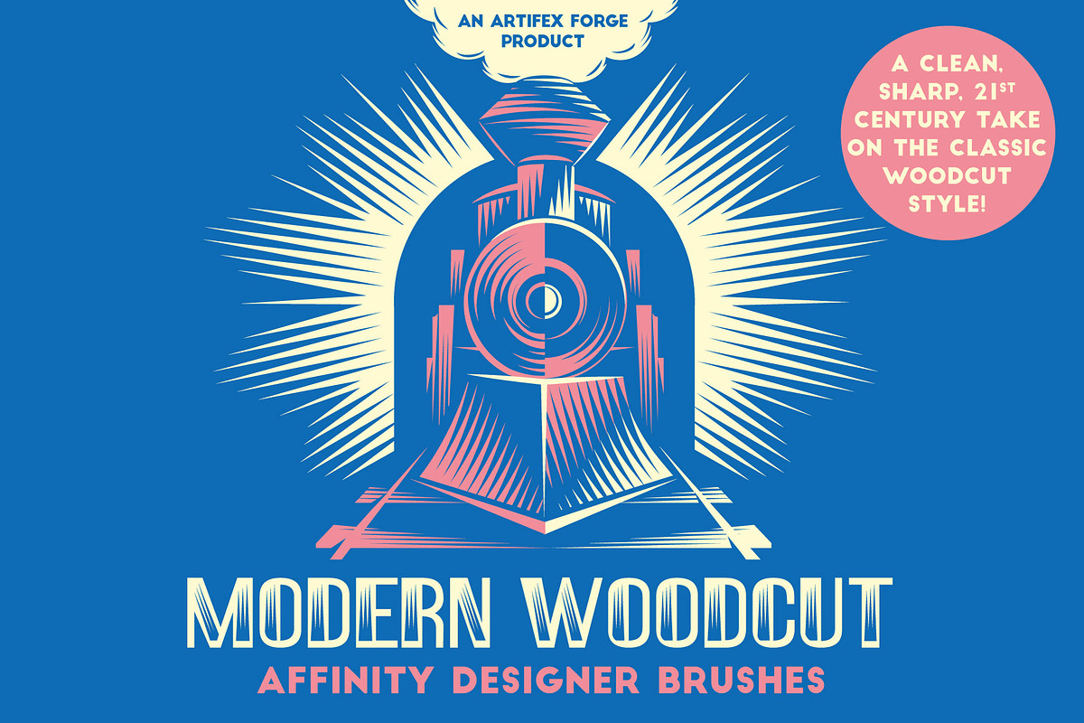 Modern Woodcut - Affinity Brushes in Add-Ons - product preview 8