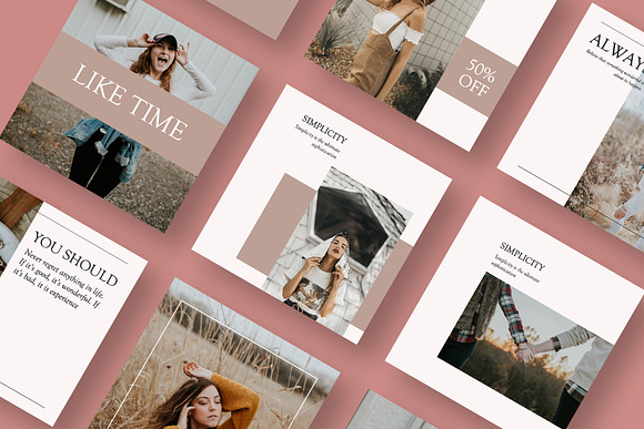 Instagram Template / CANVA+PS in Instagram Templates - product preview 1
