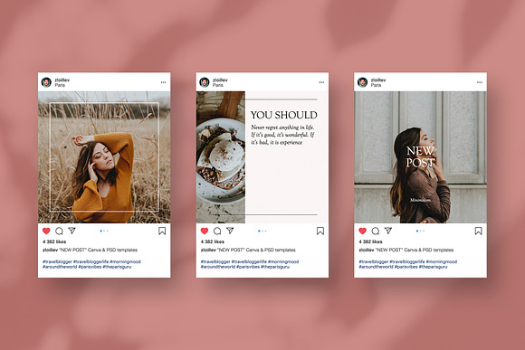Instagram Template / CANVA+PS in Instagram Templates - product preview 2