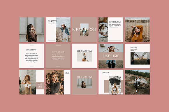 Instagram Template / CANVA+PS in Instagram Templates - product preview 3