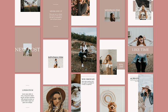 Instagram Template / CANVA+PS in Instagram Templates - product preview 5