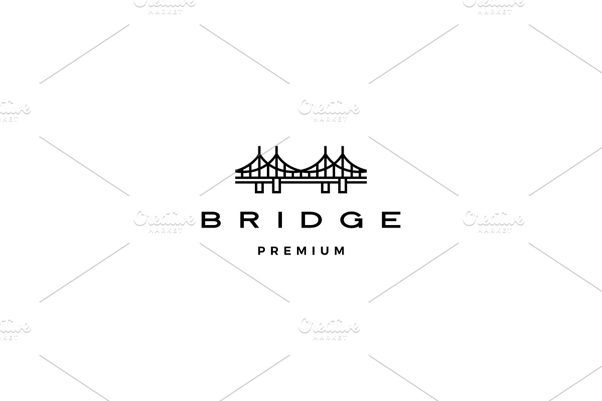 bridge logo vector icon illustration in Logo Templates - product preview 8