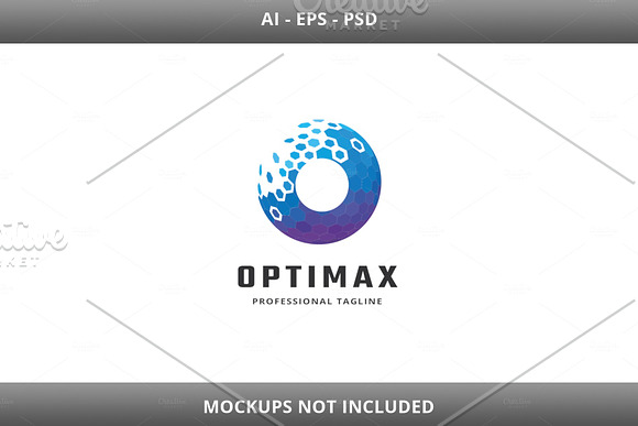 Optimax Pixel Letter O Logo in Logo Templates - product preview 2