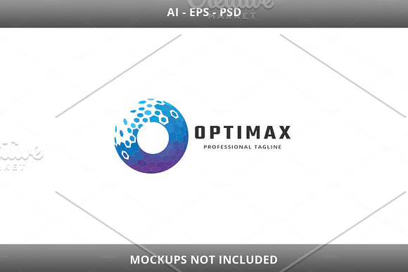 Optimax Pixel Letter O Logo in Logo Templates - product preview 3