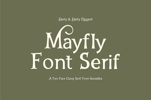 Font Serif Darty