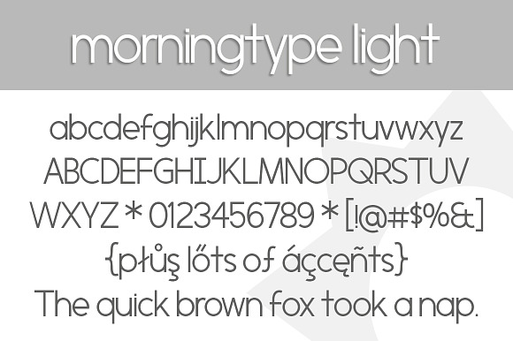 Morningtype in Sans-Serif Fonts - product preview 1