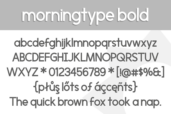 Morningtype in Sans-Serif Fonts - product preview 3