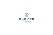 clover leaf logo vector icon