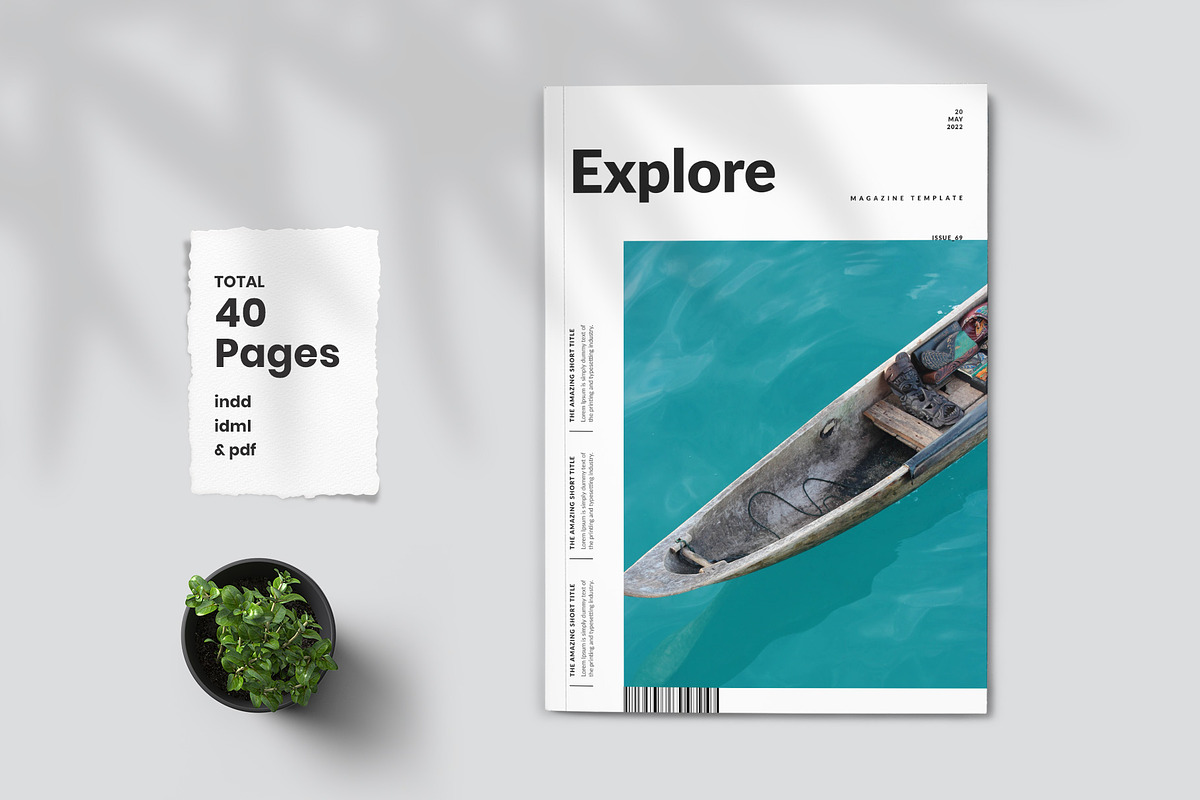Explore Magazine in Magazine Templates - product preview 8