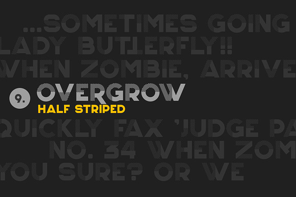 Overgrow Typeface in Display Fonts - product preview 15