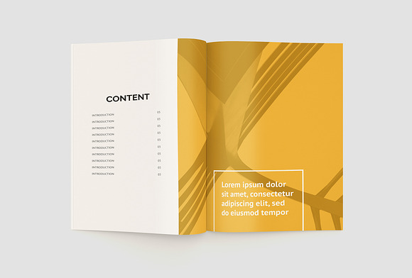 Yellow Corporate Magazine in Magazine Templates - product preview 3