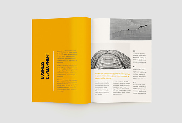 Yellow Corporate Magazine in Magazine Templates - product preview 8