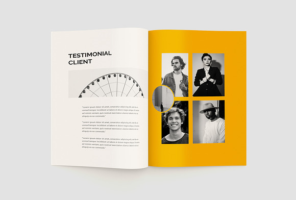 Yellow Corporate Magazine in Magazine Templates - product preview 10