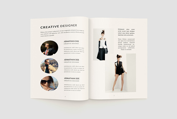 Fashion Lookbook Magazine in Magazine Templates - product preview 5