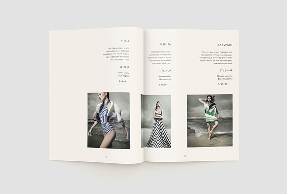 Fashion Lookbook Magazine in Magazine Templates - product preview 8
