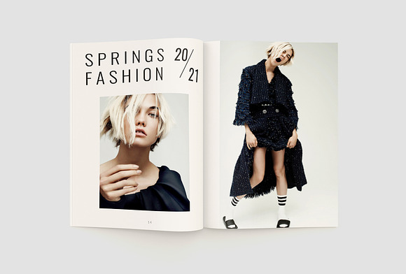 Fashion Lookbook Magazine in Magazine Templates - product preview 11