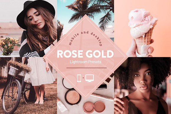 Rose Gold Lightroom Presets in Add-Ons - product preview 15