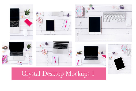 Crystal Desktop Mockups 1 in Mobile & Web Mockups - product preview 1