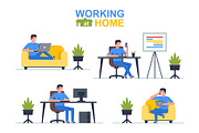 Working at home (Men)