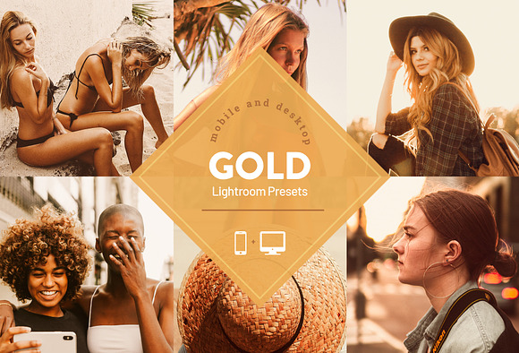 Gold Lightroom Presets in Add-Ons - product preview 7