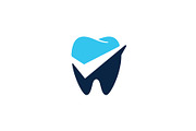 dental check logo vector icon