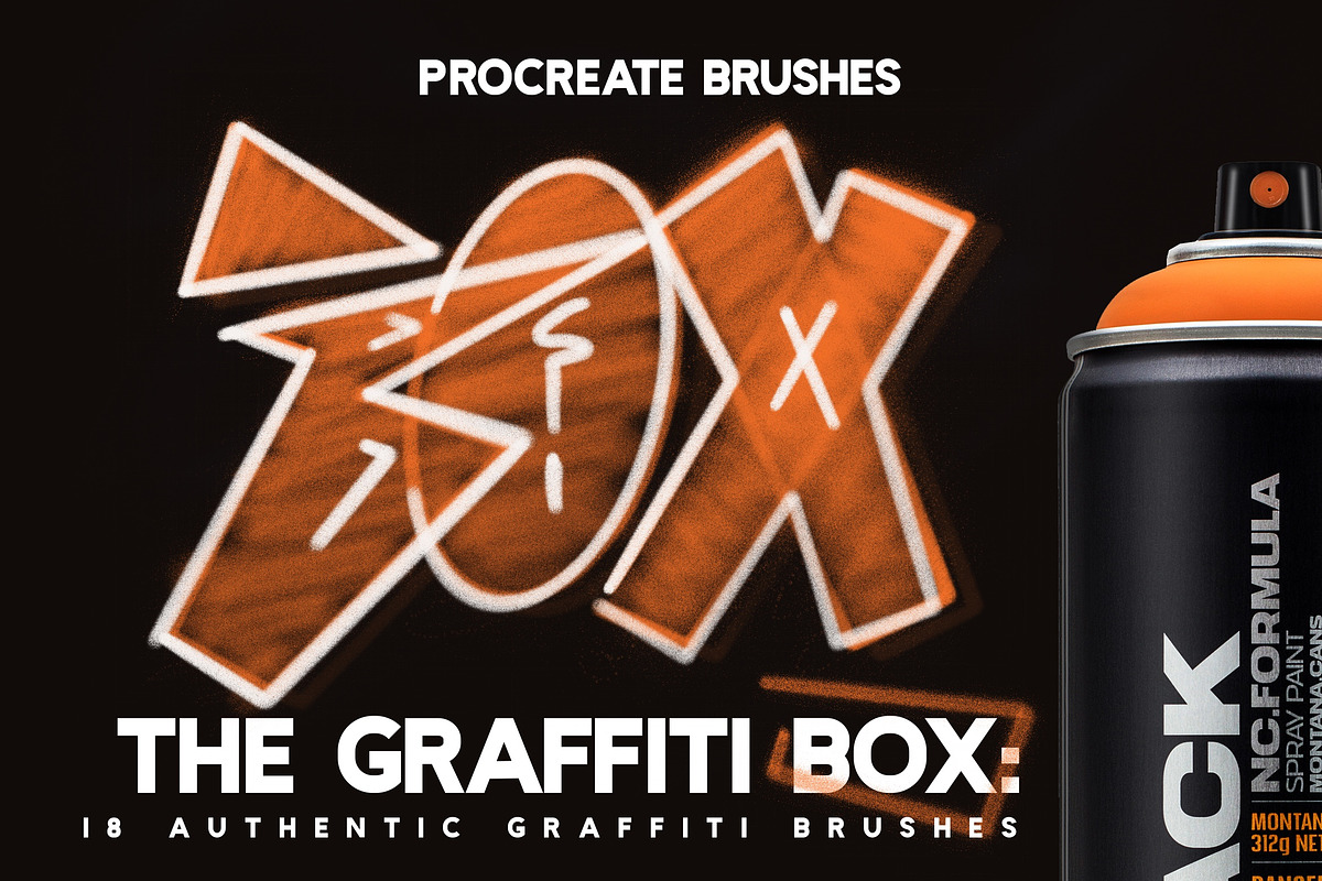 The Graffiti Box: Procreate Brushes in Add-Ons - product preview 8