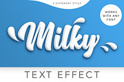 Milky Text Effect