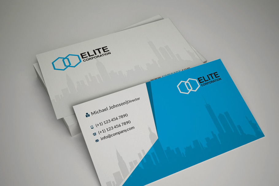 2 in 1 Business Cars in Business Card Templates - product preview 8