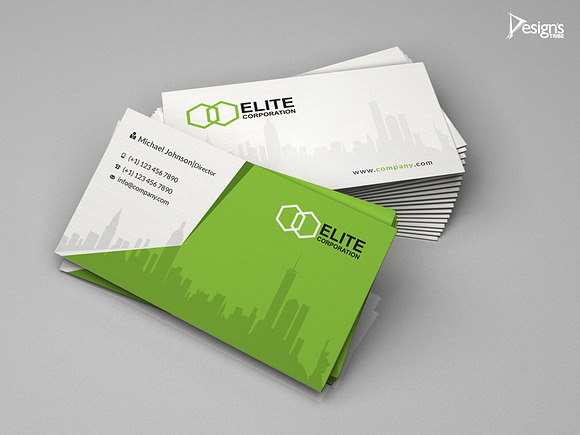 2 in 1 Business Cars in Business Card Templates - product preview 1
