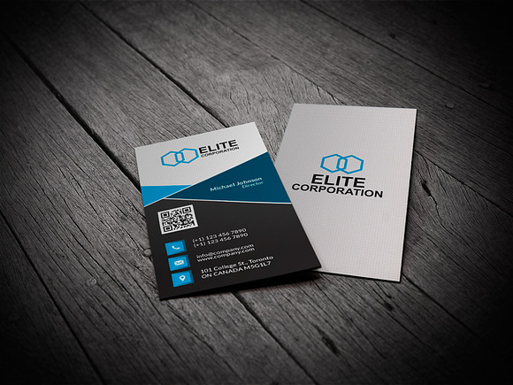 2 in 1 Business Cars in Business Card Templates - product preview 3