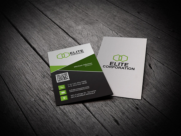 2 in 1 Business Cars in Business Card Templates - product preview 4