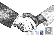 International business handshake