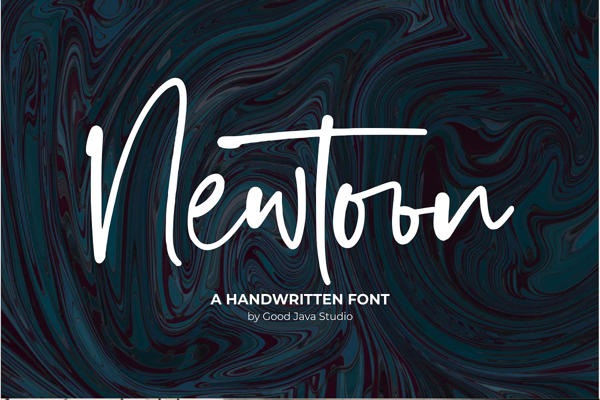 Newtoon - Handwritten Font in Script Fonts - product preview 8