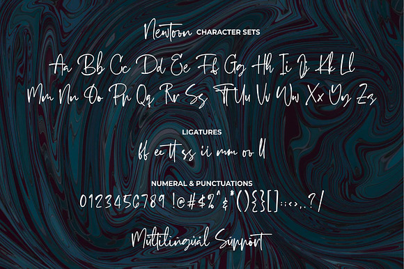 Newtoon - Handwritten Font in Script Fonts - product preview 11
