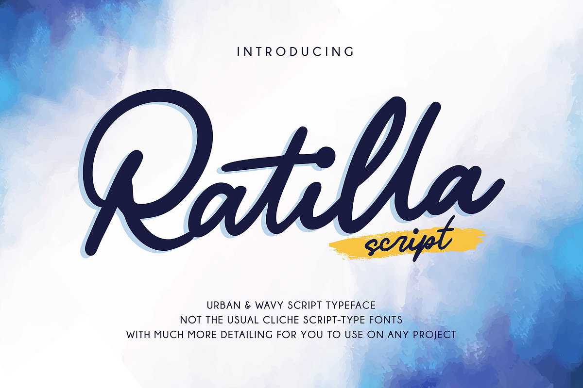 Ratilla Script in Script Fonts - product preview 8