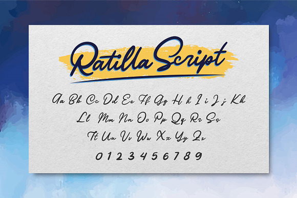 Ratilla Script in Script Fonts - product preview 1